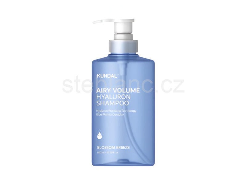 Kundal Airy Volume Hyaluron Shampoo Blossom Breeze - hydratační šampon na zvětšení objemu vlasů- přírodní hydratační šampon 500ml