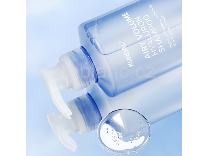 Kundal Airy Volume Hyaluron Shampoo Blossom Breeze - hydratační šampon na zvětšení objemu vlasů- přírodní hydratační šampon 500ml