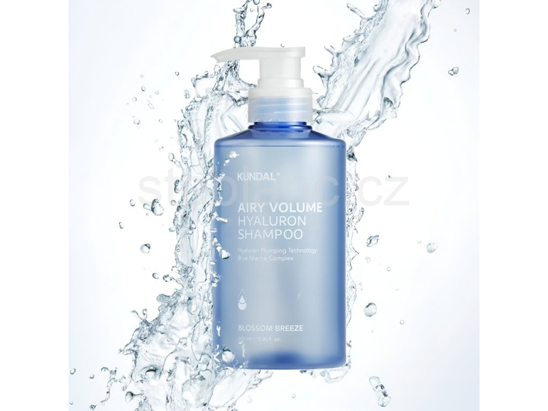 Kundal Airy Volume Hyaluron Shampoo Blossom Breeze - hydratační šampon na zvětšení objemu vlasů- přírodní hydratační šampon 500ml